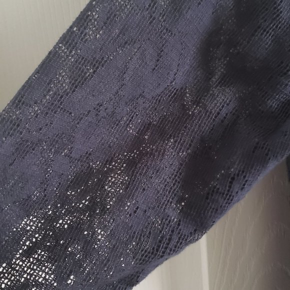 Mata Traders Blue Lace Dress Size S - Picture 5 of 7